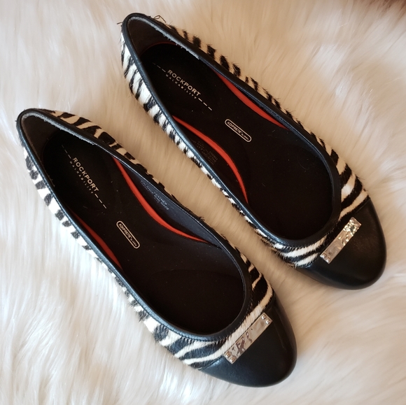 Rockport Total Motion Zebra Print Hidden Wedge 7.5 - Picture 4 of 8